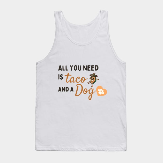 pet dogs eat tacos Tank Top by Pop on Elegance